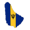 Barbados island icon